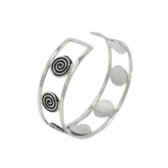 Handcrafted 999 Fine Silver Bracelet 9