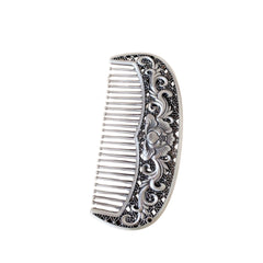 Handcrafted 999 Fine Silver Comb 10