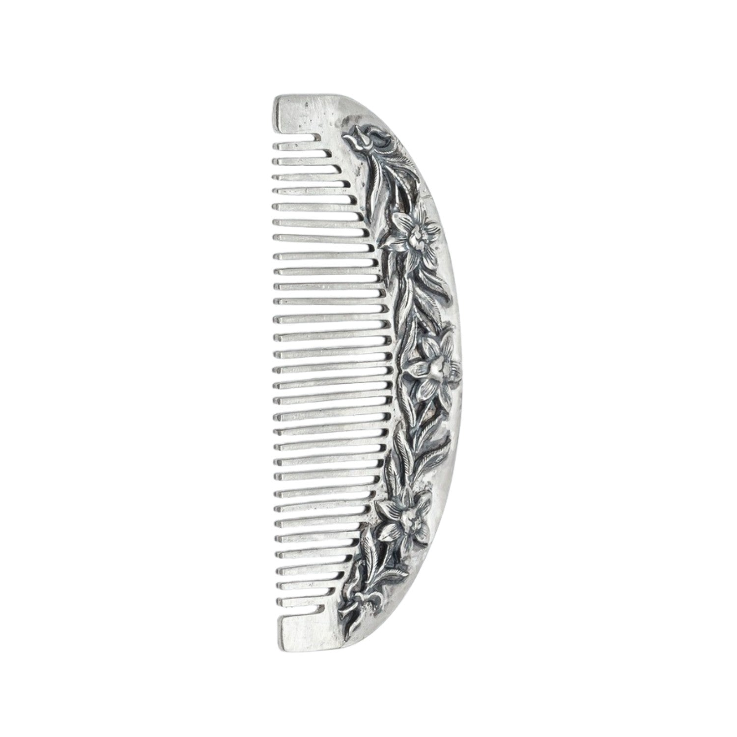 Handcrafted 999 Fine Silver Comb 2