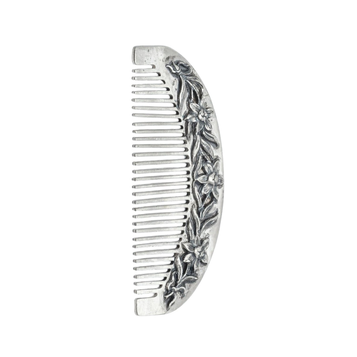 Handcrafted 999 Fine Silver Comb 2