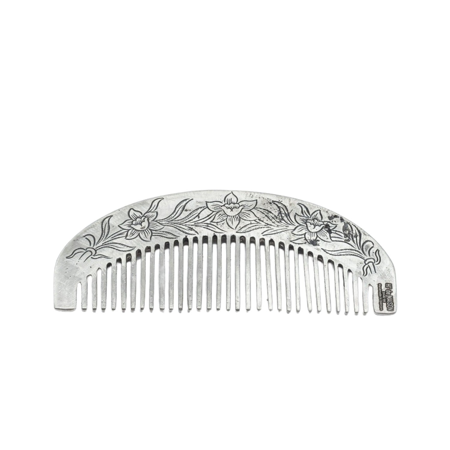 Handcrafted 999 Fine Silver Comb 2
