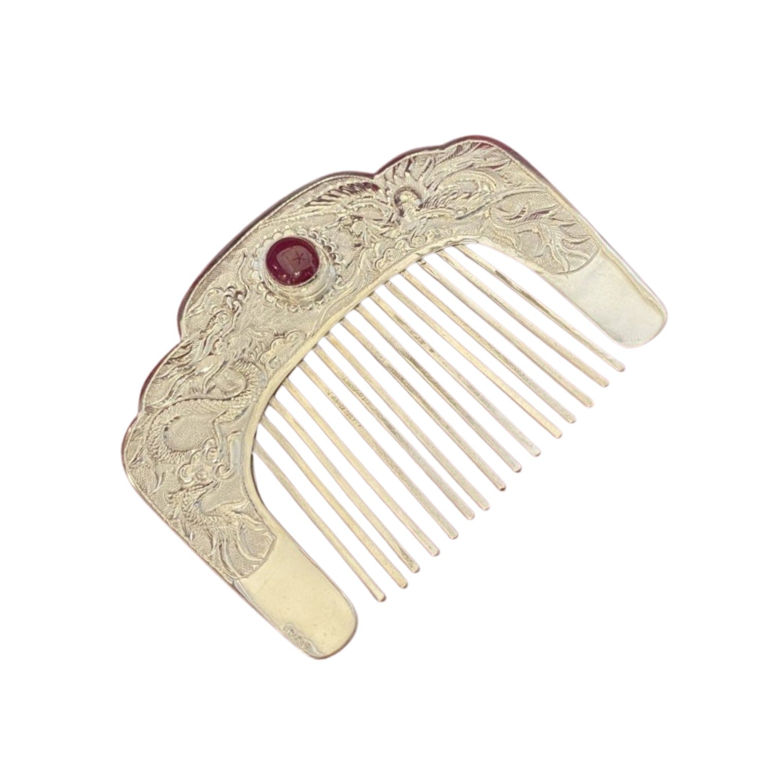 Handcrafted 999 Fine Silver Comb 6