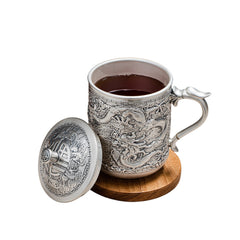 Handcrafted 999 Fine Silver Cup 4
