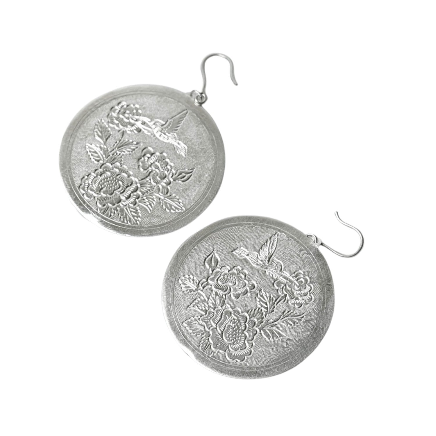 Handcrafted 999 Fine Silver Earring 10