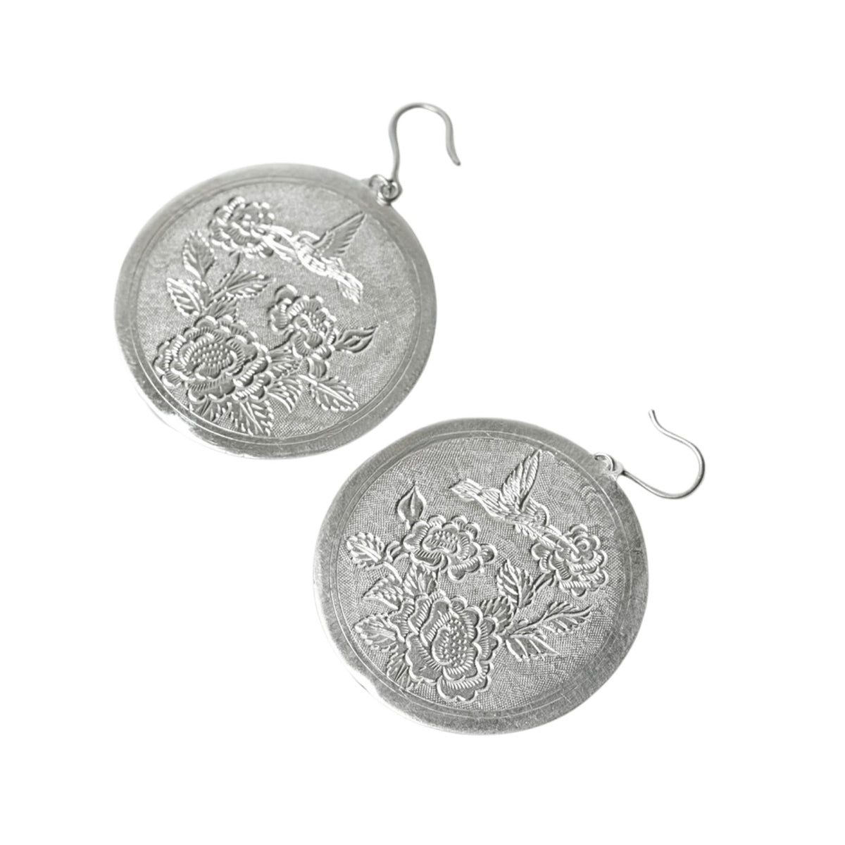 Handcrafted 999 Fine Silver Earring 10
