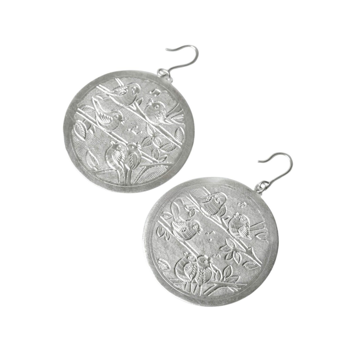 Handcrafted 999 Fine Silver Earring 11