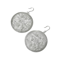 Handcrafted 999 Fine Silver Earring 11