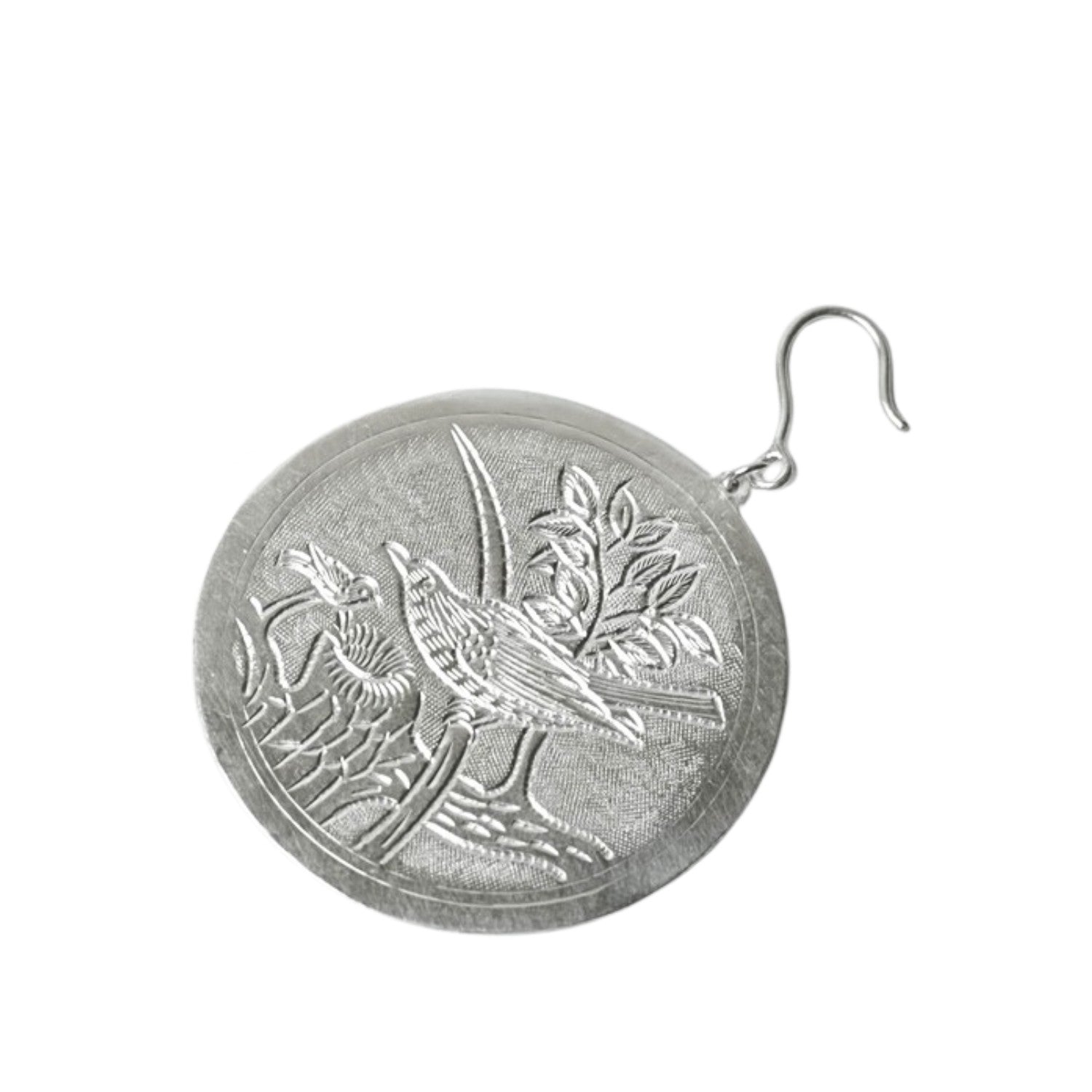 Handcrafted 999 Fine Silver Earring 12
