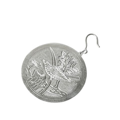Handcrafted 999 Fine Silver Earring 12