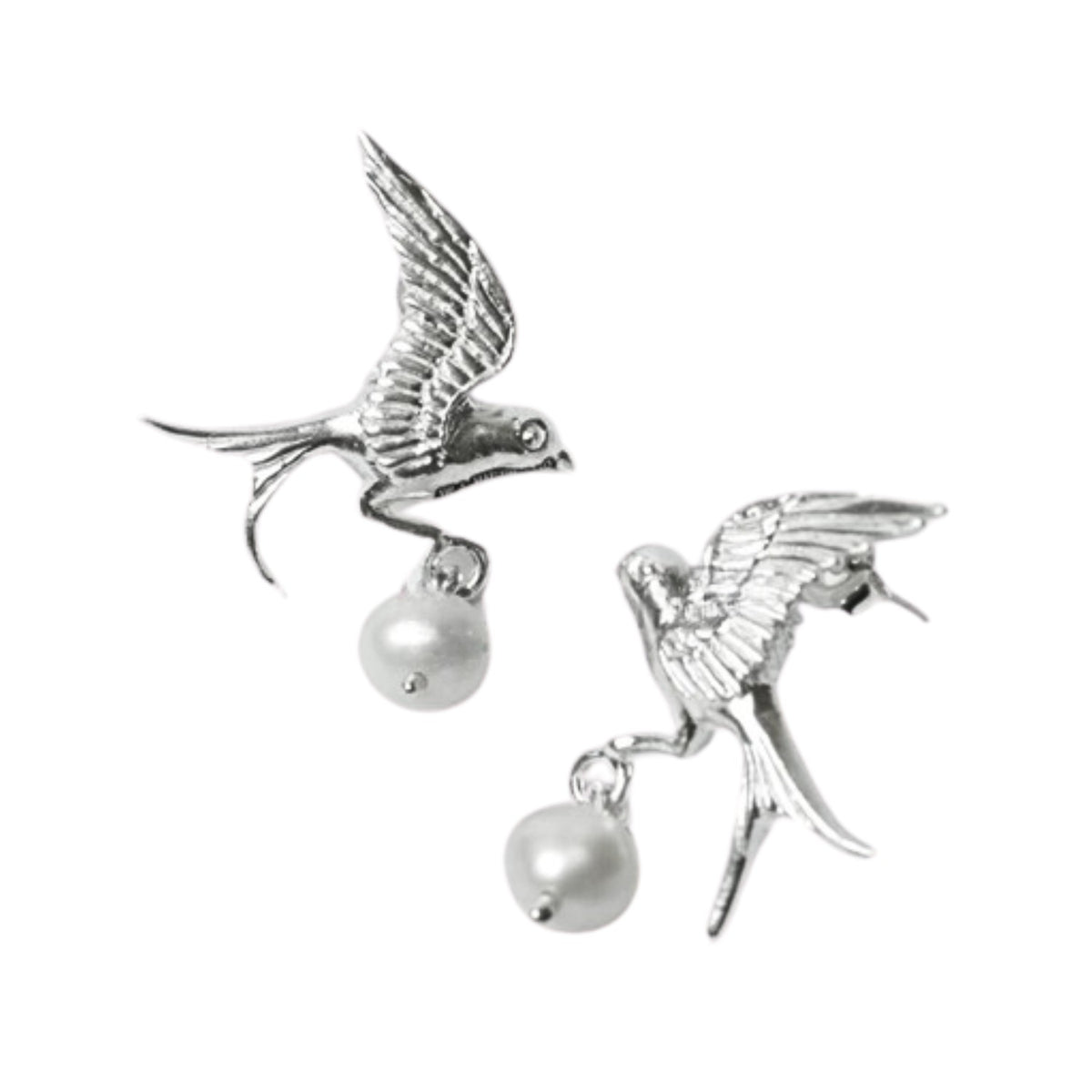 Handcrafted 999 Fine Silver Earring 14