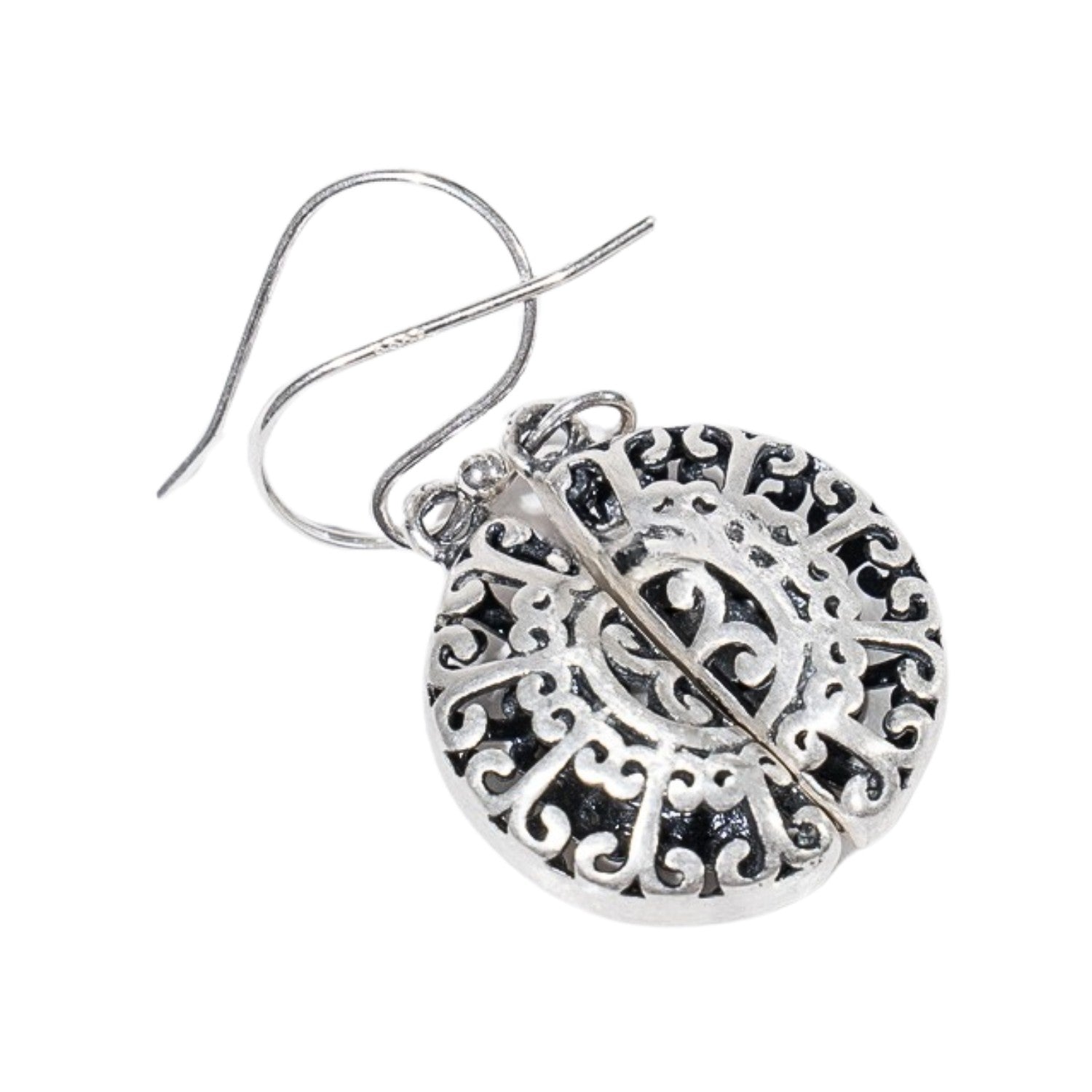 Handcrafted 999 Fine Silver Earring 24