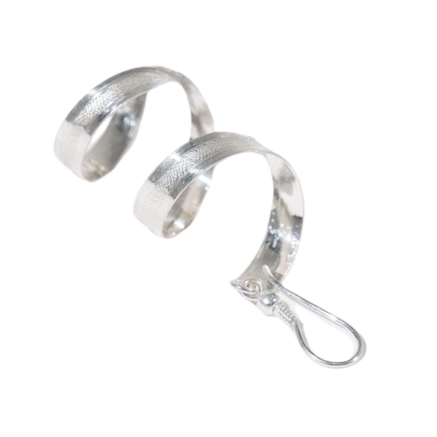 Handcrafted 999 Fine Silver Earring 25