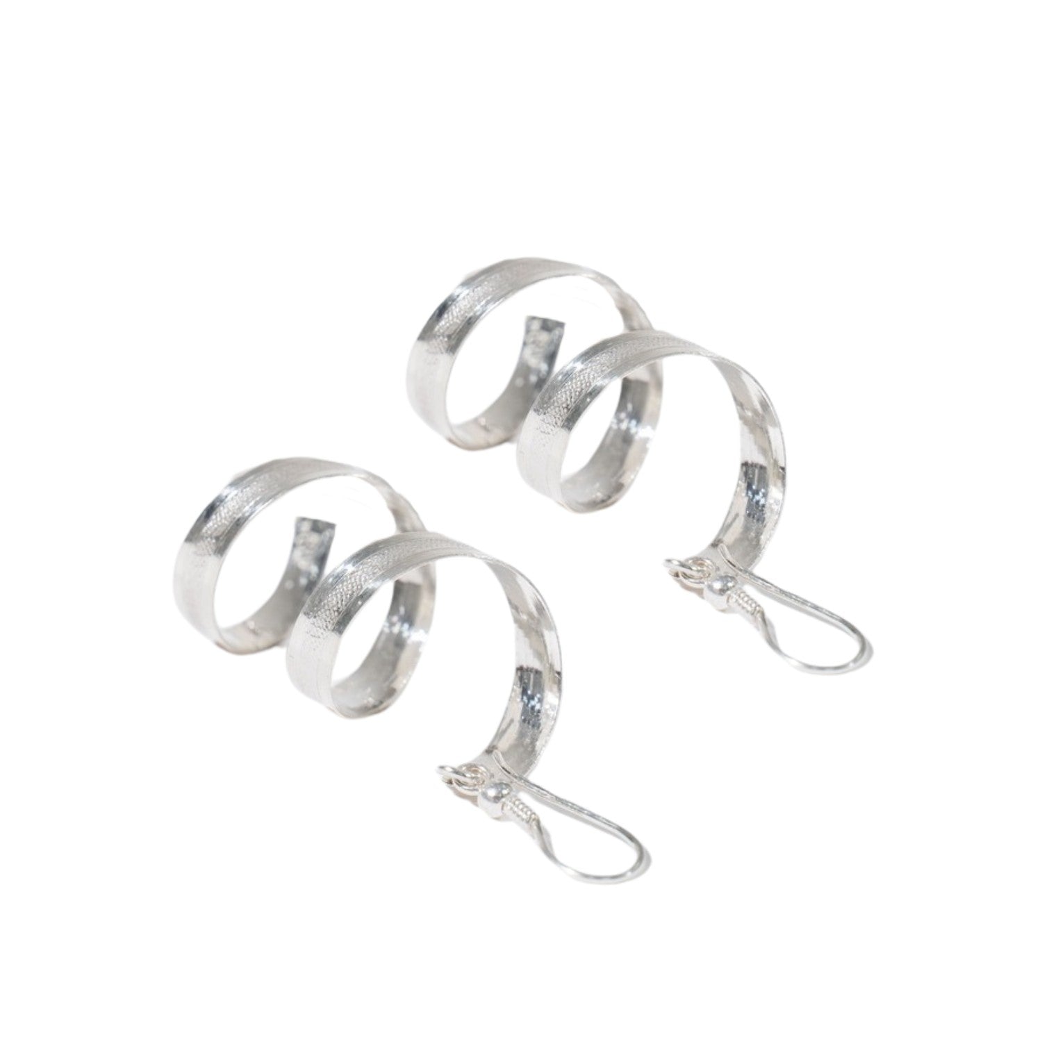 Handcrafted 999 Fine Silver Earring 25