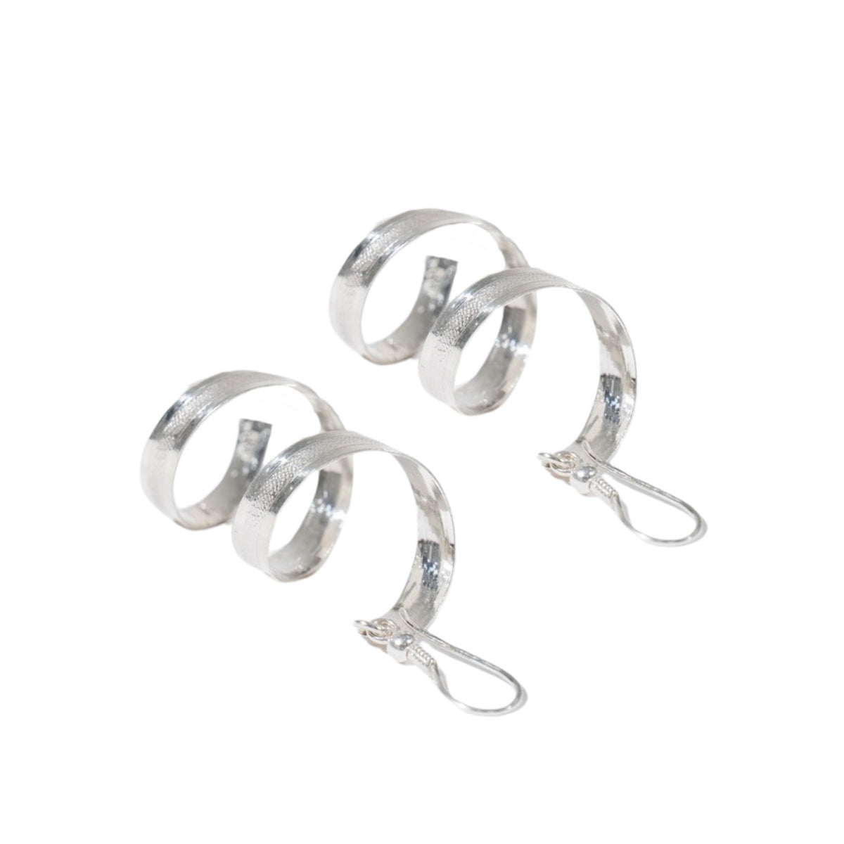 Handcrafted 999 Fine Silver Earring 25