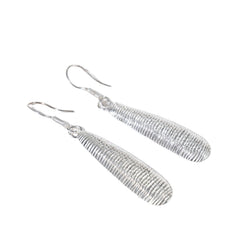 Handcrafted 999 Fine Silver Earring 26