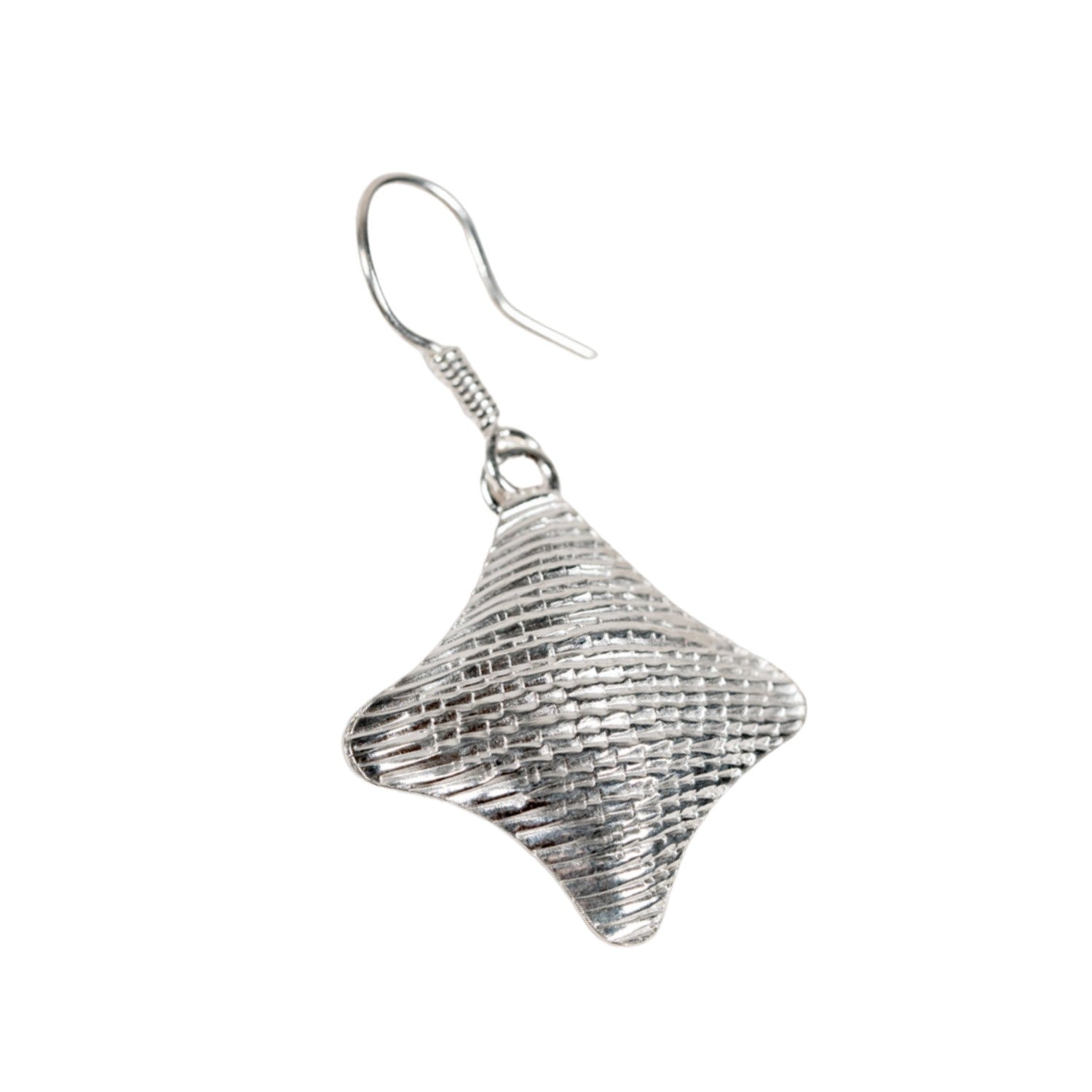 Handcrafted 999 Fine Silver Earring 32