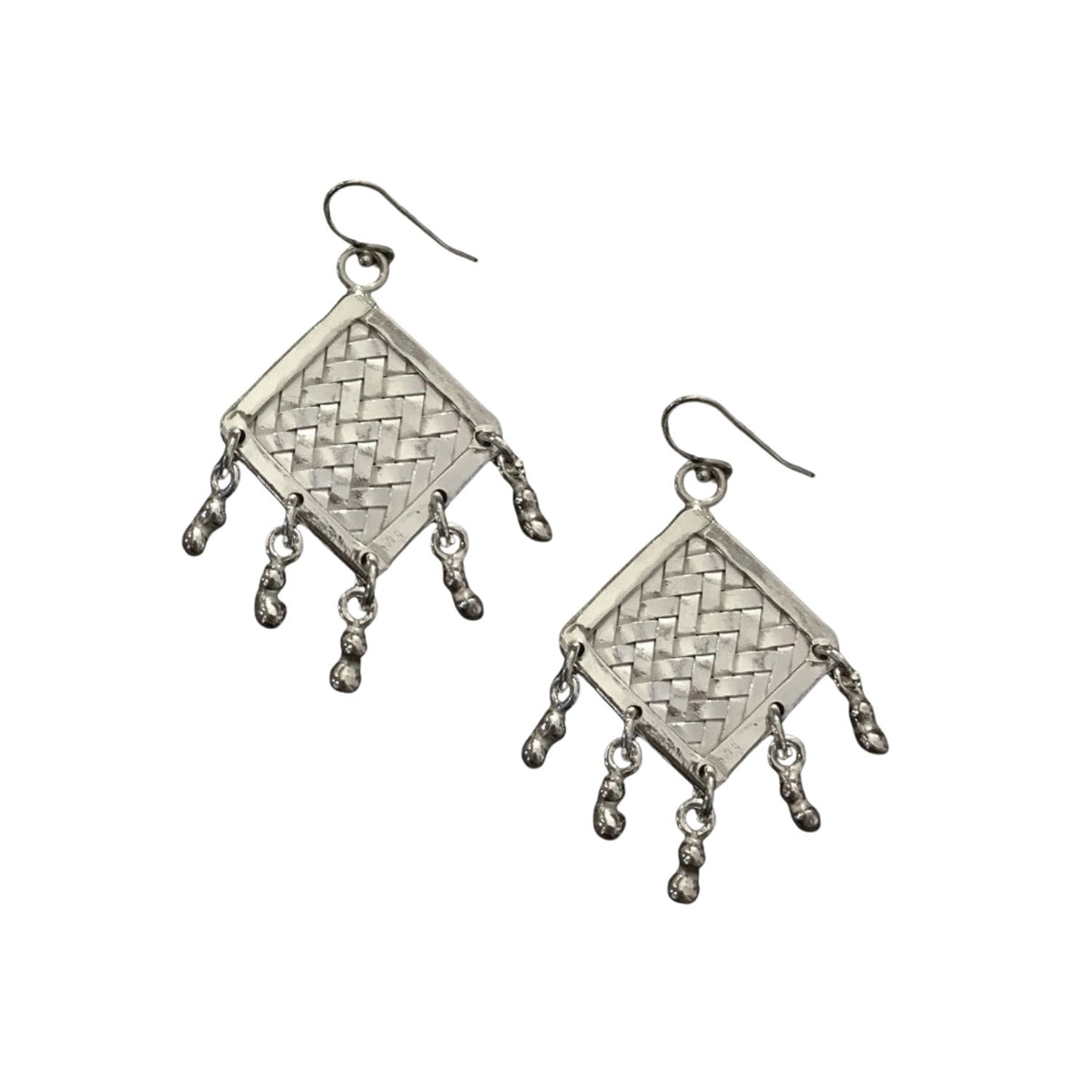 Handcrafted 999 Fine Silver Earring 44