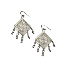 Handcrafted 999 Fine Silver Earring 44