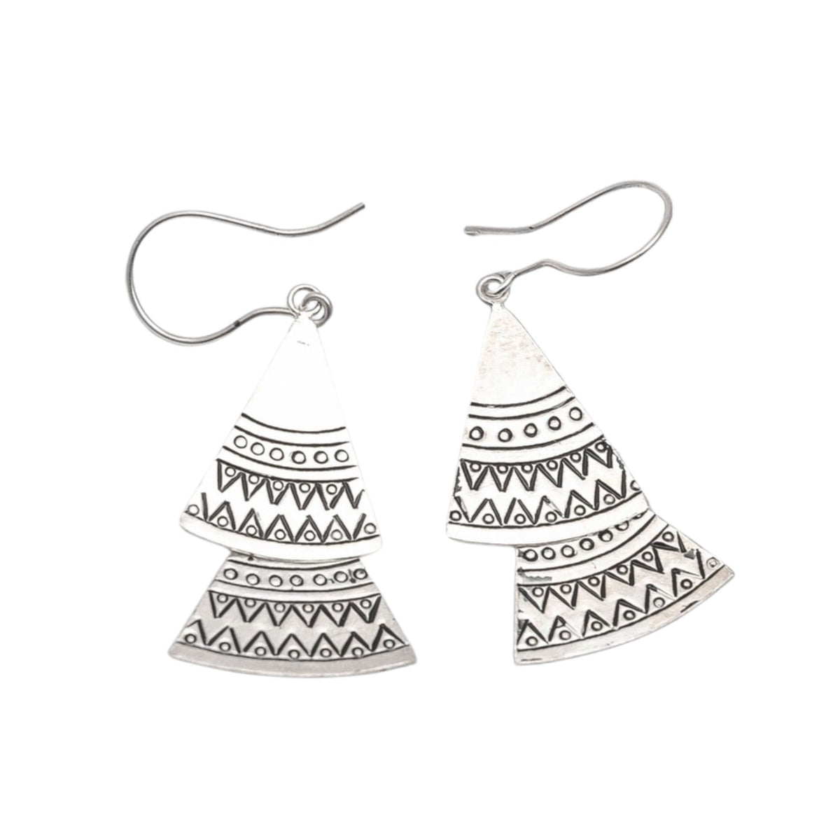 Handcrafted 999 Fine Silver Earring 46
