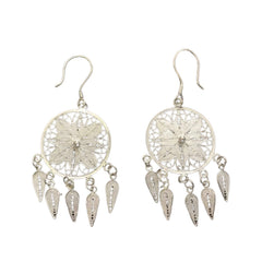 Handcrafted 999 Fine Silver Earring 49