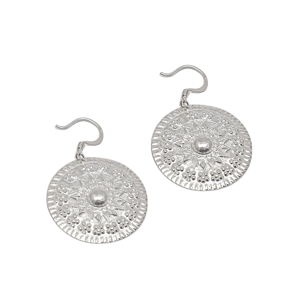 Handcrafted 999 Fine Silver Earring 50