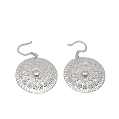 Handcrafted 999 Fine Silver Earring 50