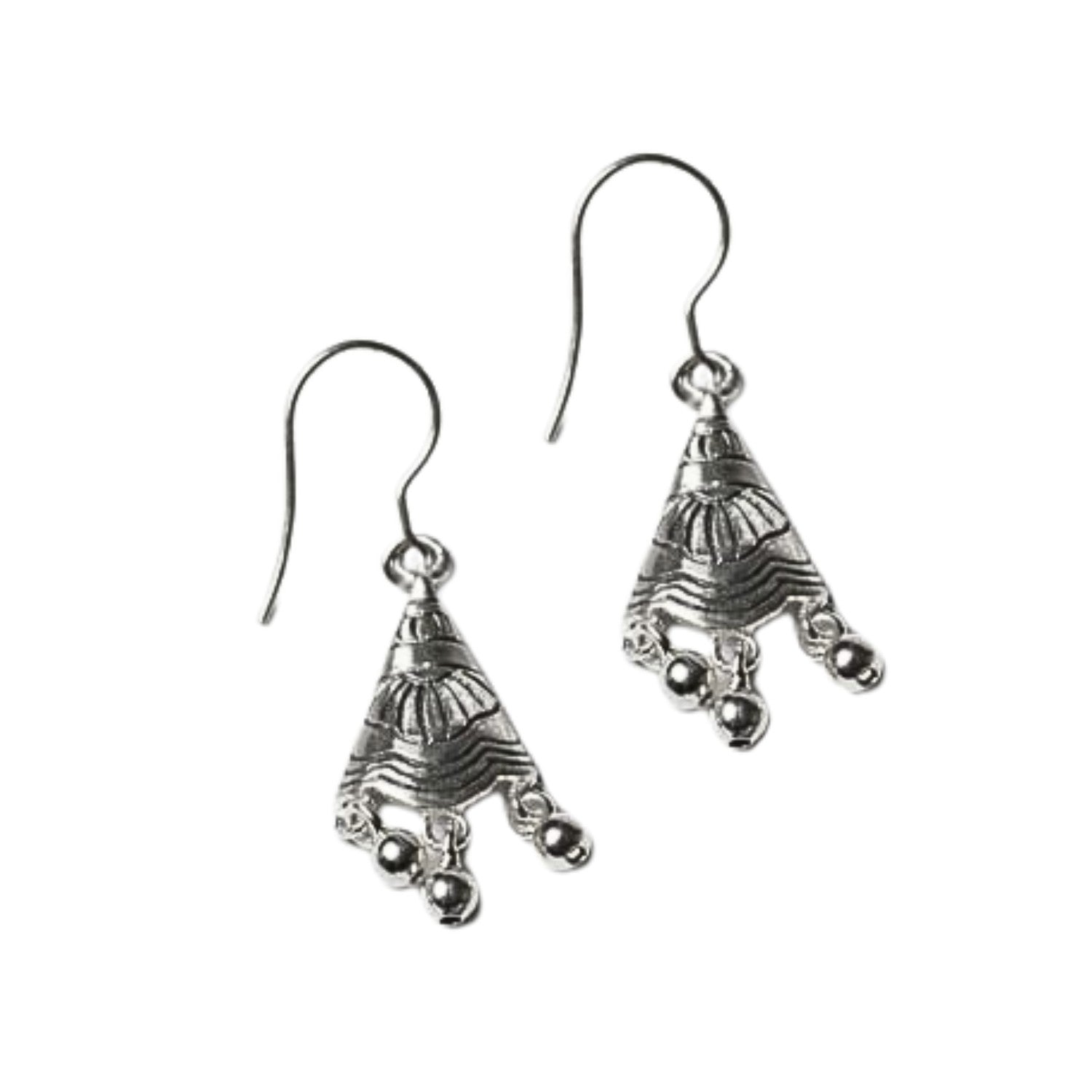 Handcrafted 999 Fine Silver Earring 53