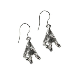 Handcrafted 999 Fine Silver Earring 53
