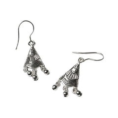 Handcrafted 999 Fine Silver Earring 53