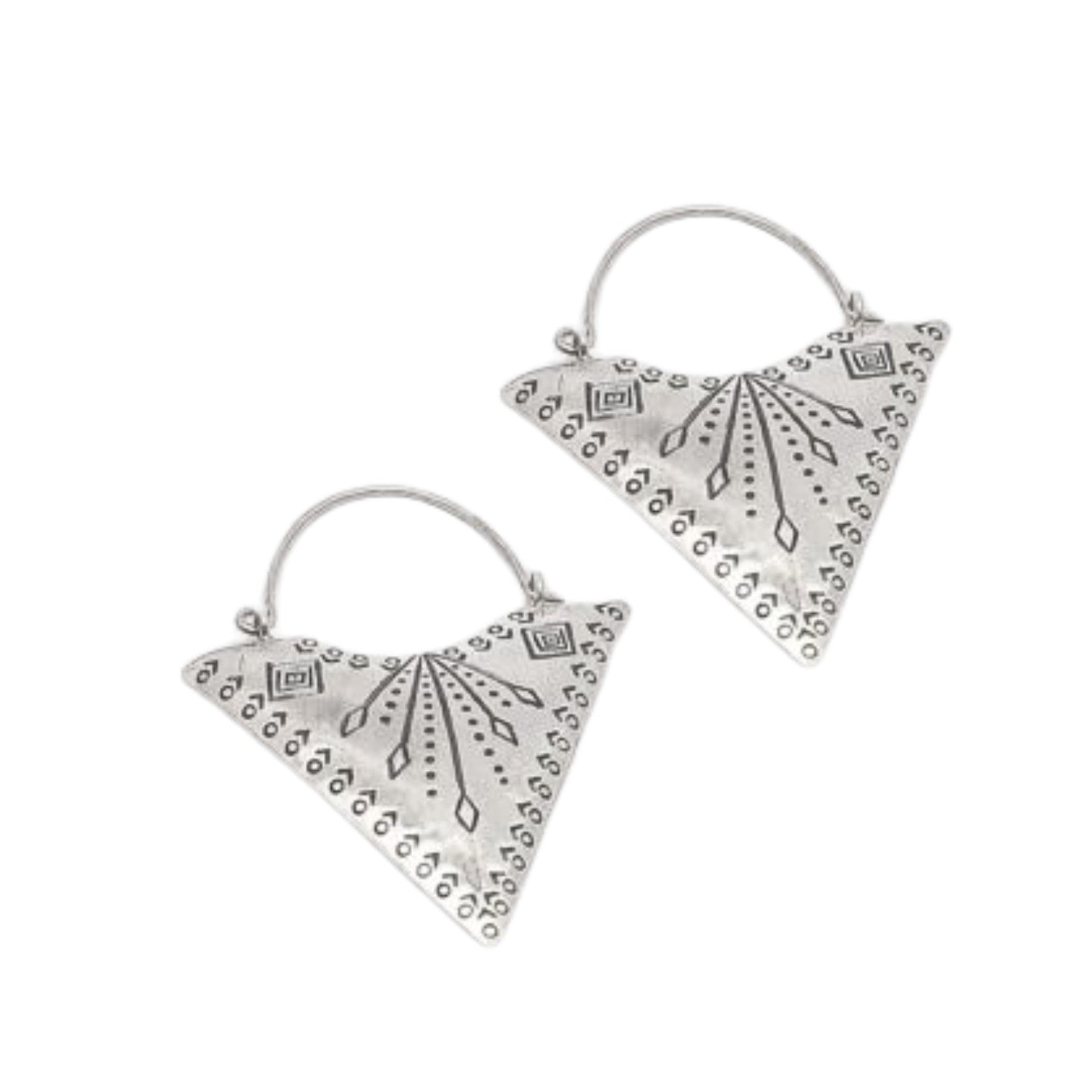 Handcrafted 999 Fine Silver Earring 57