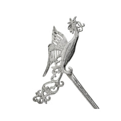 Handcrafted 999 Fine Silver Hair Stick 13
