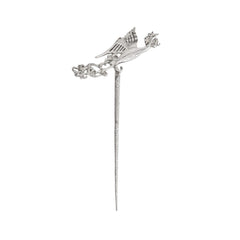 Handcrafted 999 Fine Silver Hair Stick 13