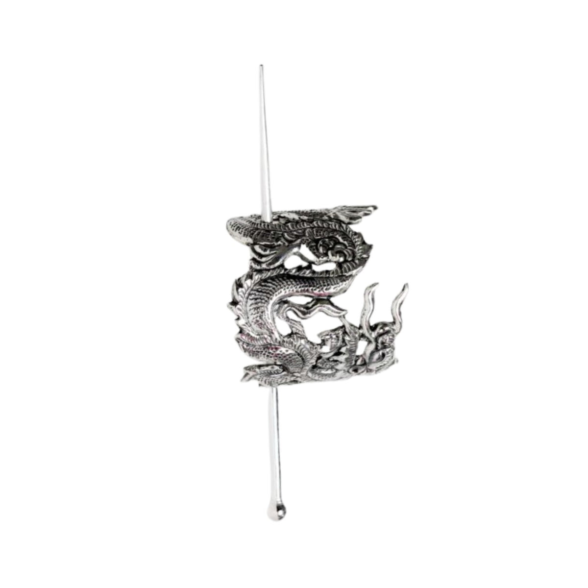 Handcrafted 999 Fine Silver Hair Stick 16