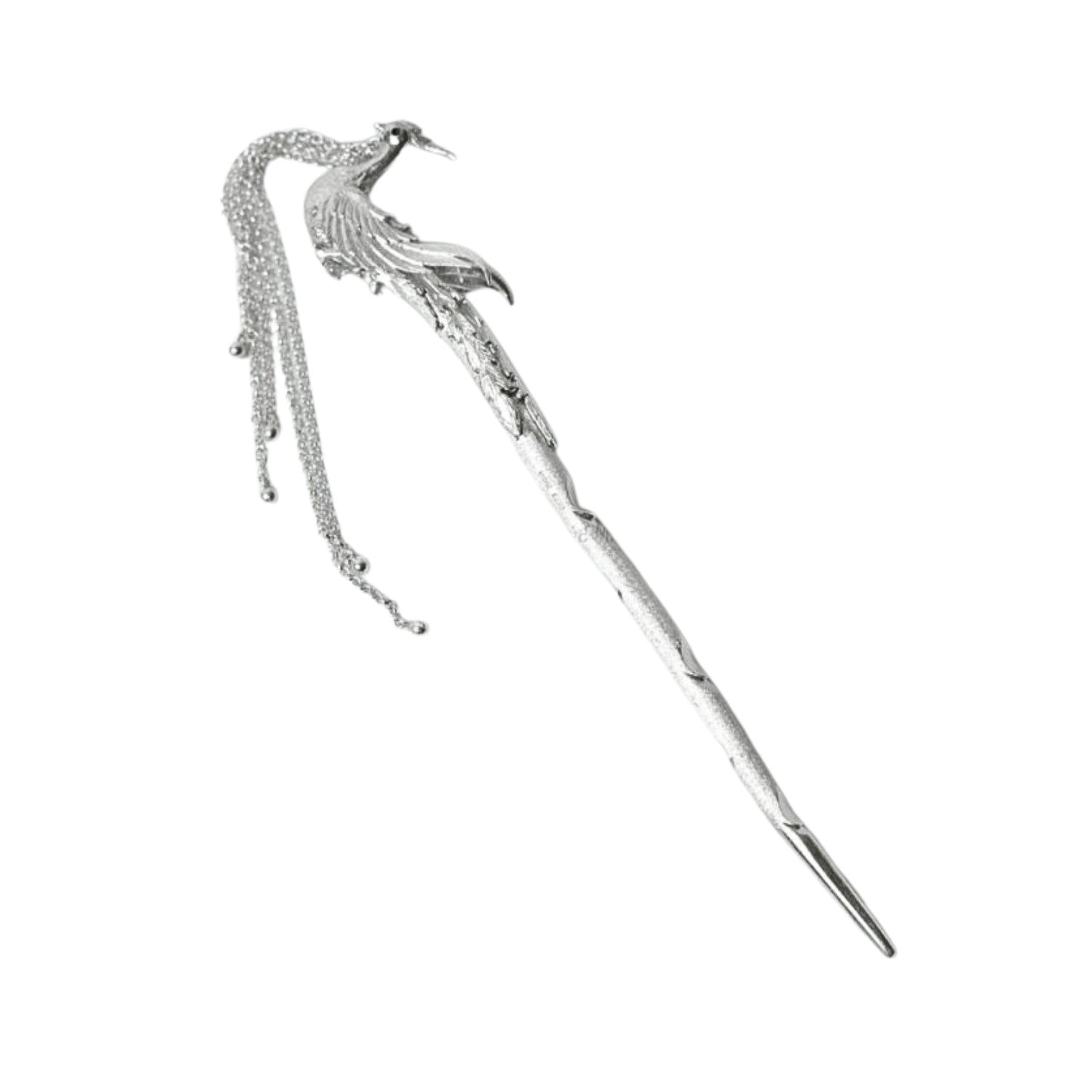 Handcrafted 999 Fine Silver Hair Stick 21