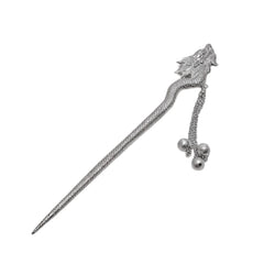 Handcrafted 999 Fine Silver Hair Stick 4