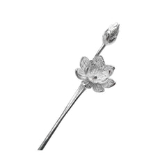Handcrafted 999 Fine Silver Hair Stick 5
