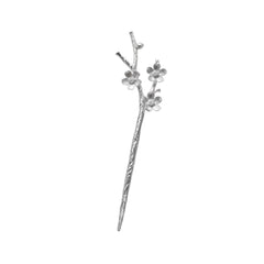 Handcrafted 999 Fine Silver Hair Stick 6