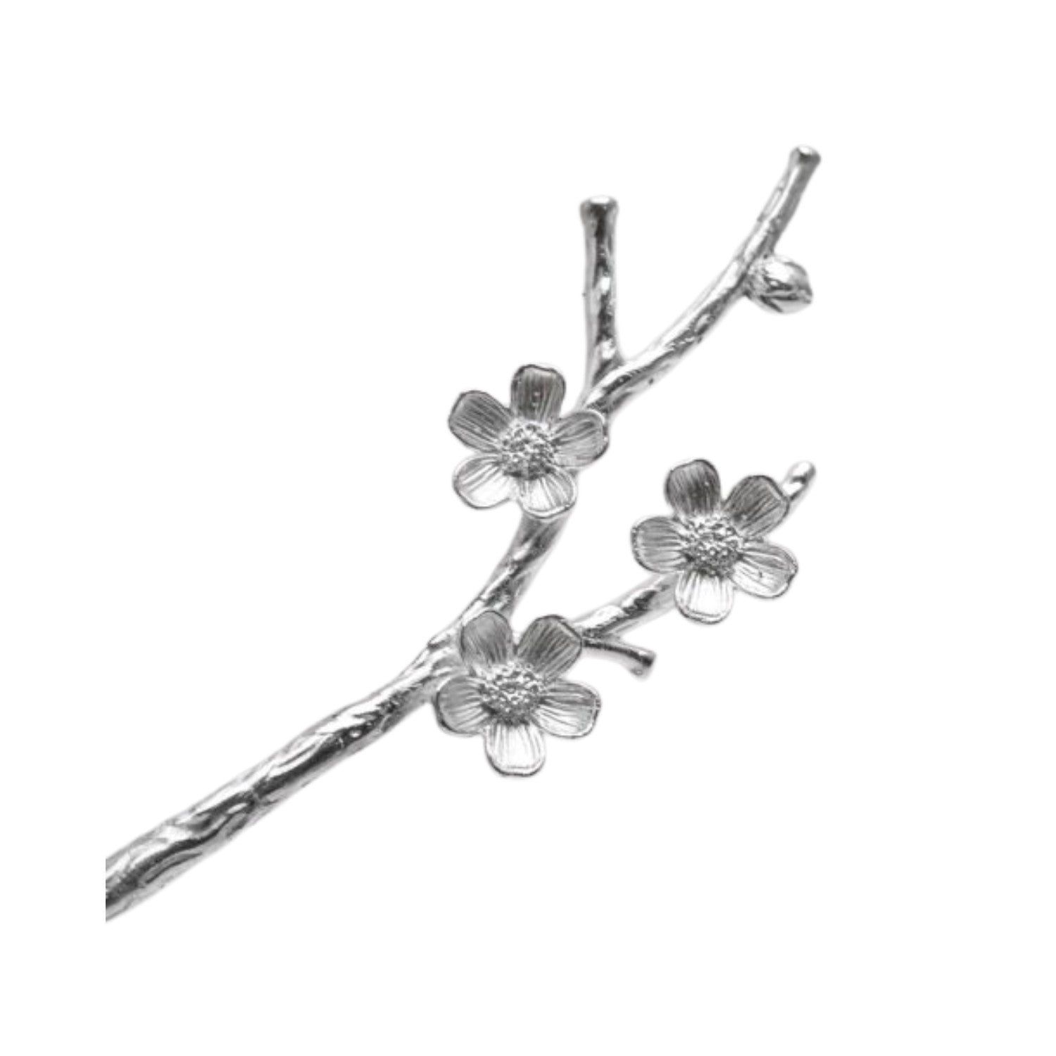 Handcrafted 999 Fine Silver Hair Stick 6