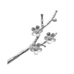 Handcrafted 999 Fine Silver Hair Stick 6