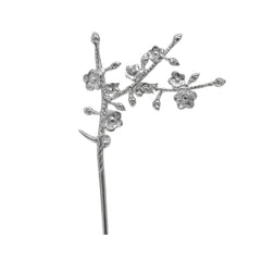 Handcrafted 999 Fine Silver Hair Stick 7