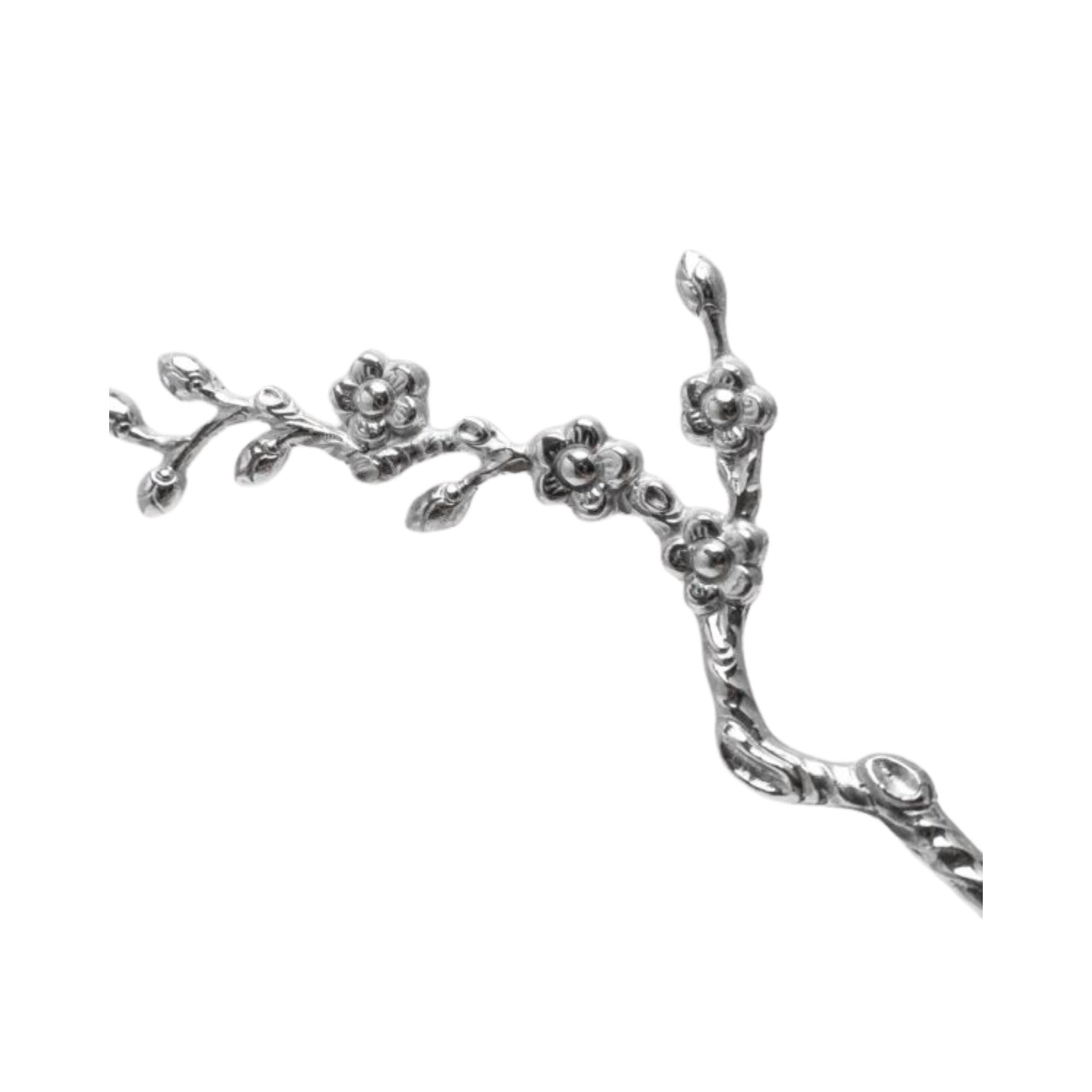 Handcrafted 999 Fine Silver Hair Stick 1