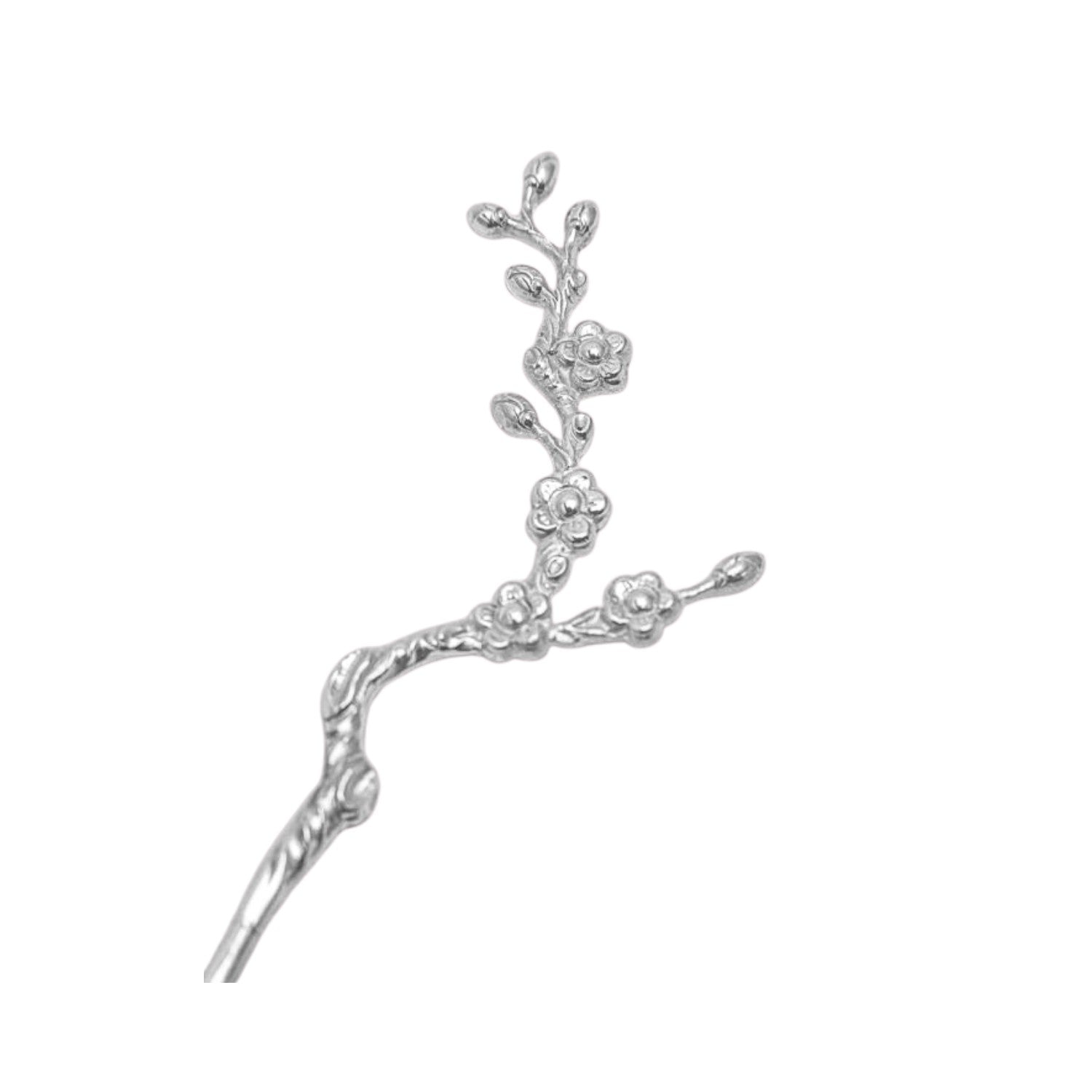 Handcrafted 999 Fine Silver Hair Stick 1