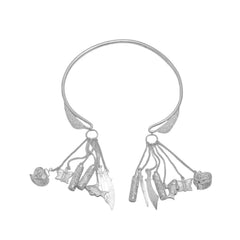Handcrafted 999 Fine Silver Necklace 21