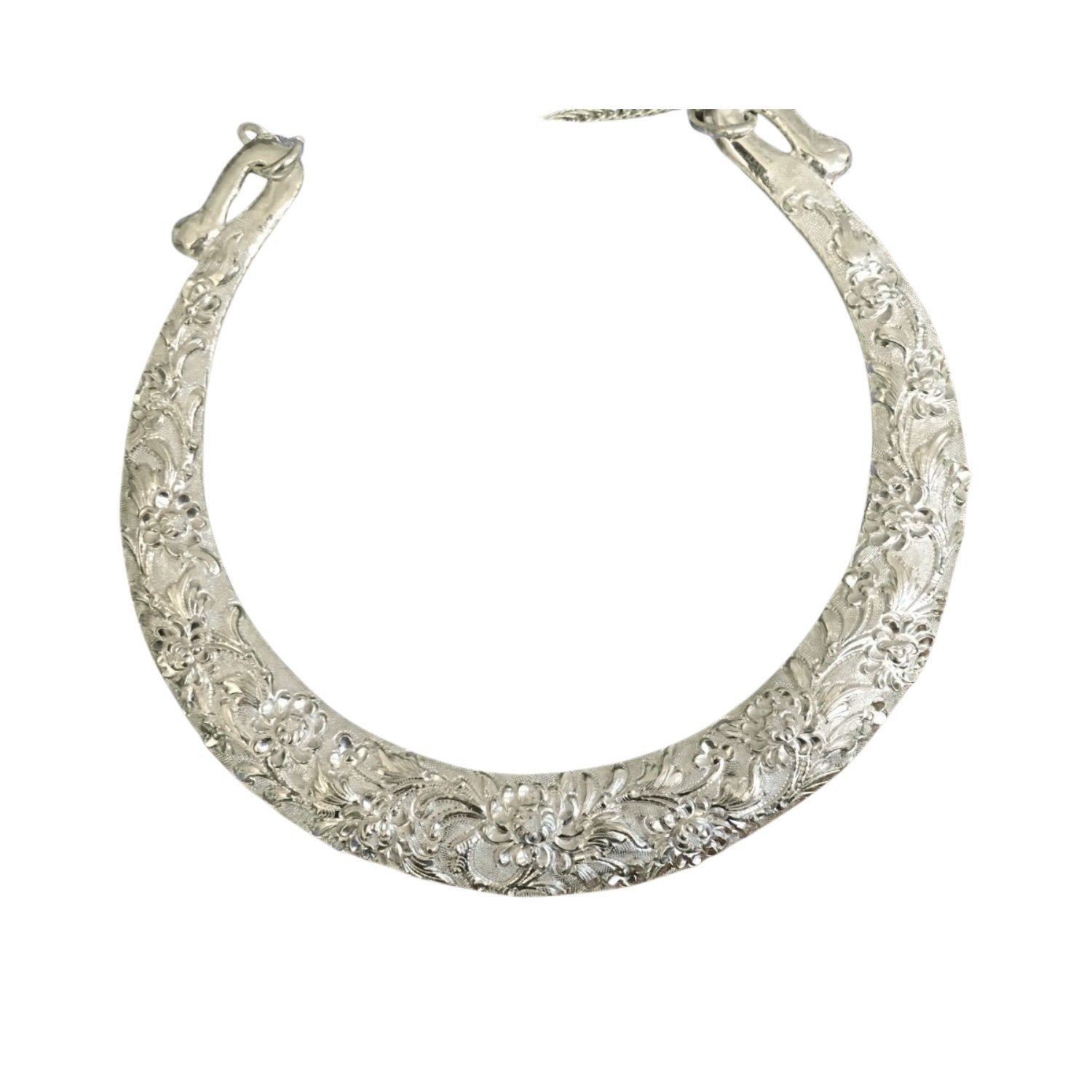 Handcrafted 999 Fine Silver Necklace 23