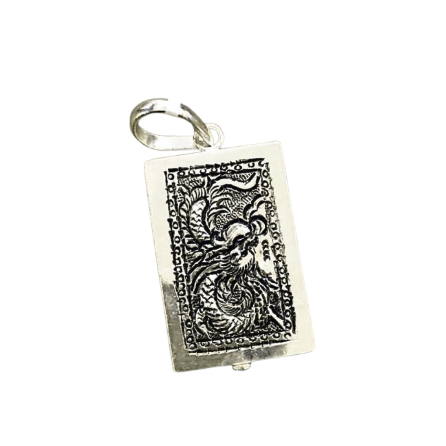 Handcrafted 999 Fine Silver Pendant 11