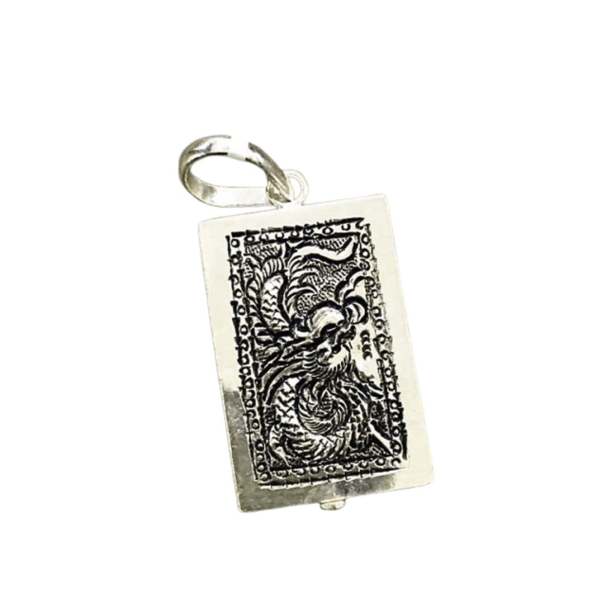 Handcrafted 999 Fine Silver Pendant 11