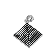 Handcrafted 999 Fine Silver Pendant 1