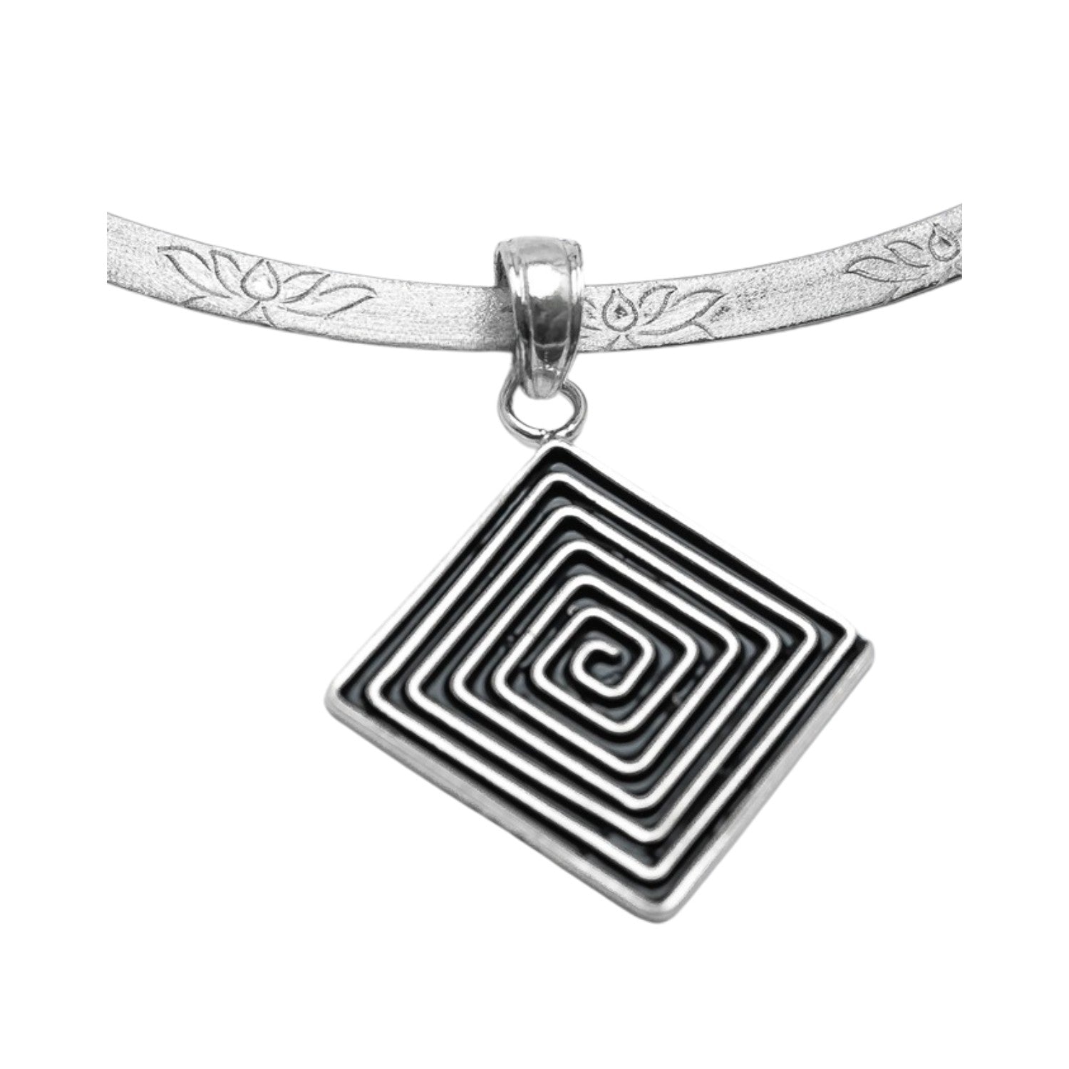 Handcrafted 999 Fine Silver Pendant 1