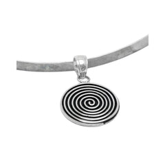 Handcrafted 999 Fine Silver Pendant 2