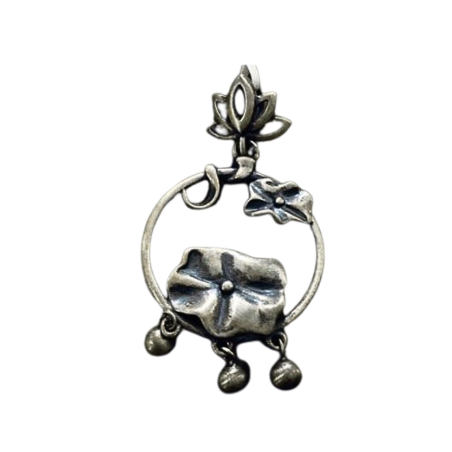 Handcrafted 999 Fine Silver Pendant 7